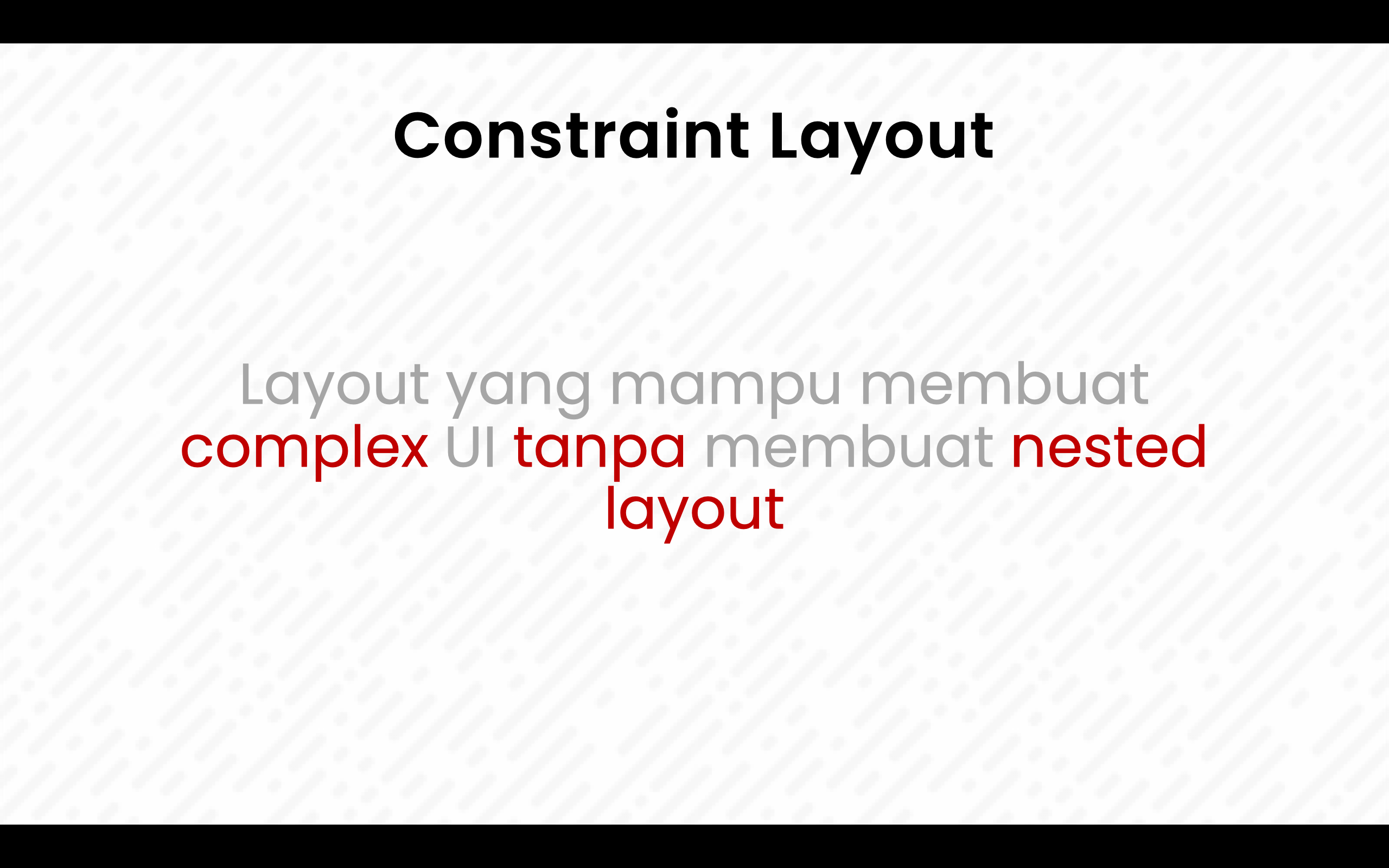 'constraint'