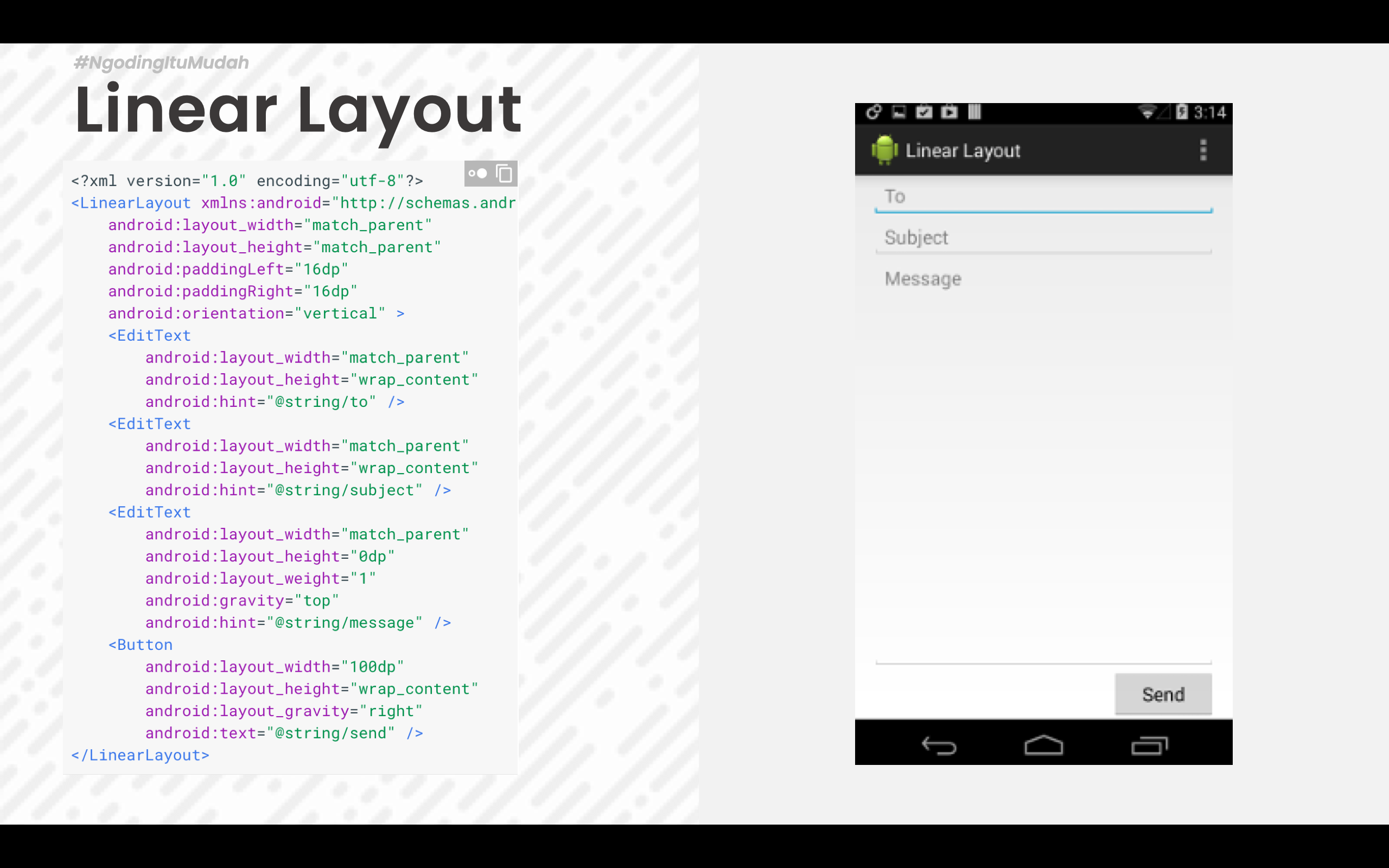 'linearlayout'